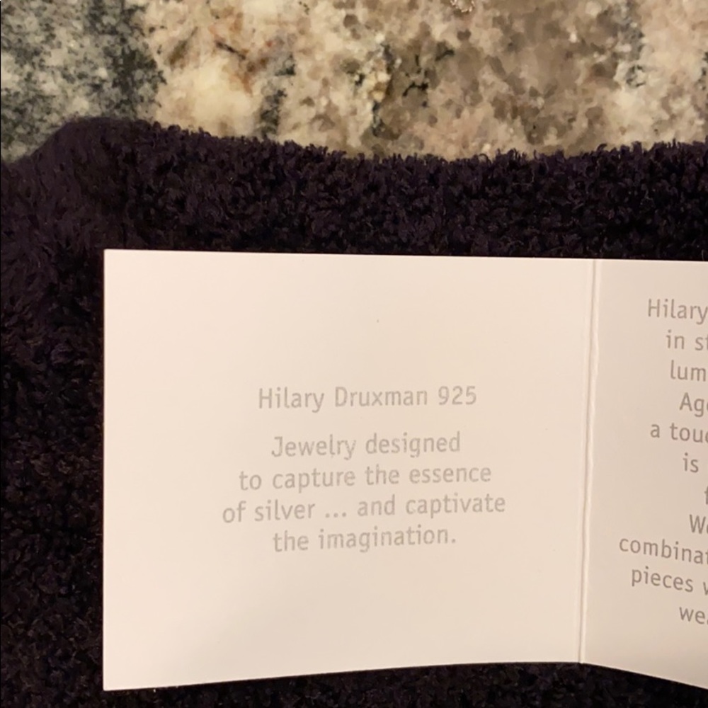 Hilary Druxman sterling silver bracelet. - Picture 7 of 9